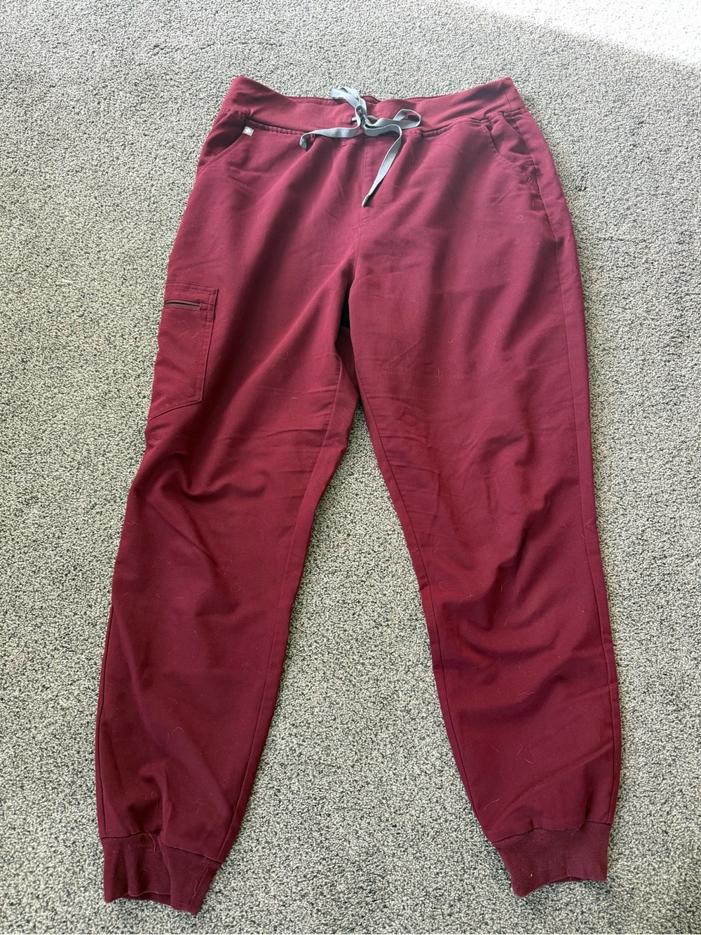 Figs Women's Burgundy Zamora Joggers XL/TALL